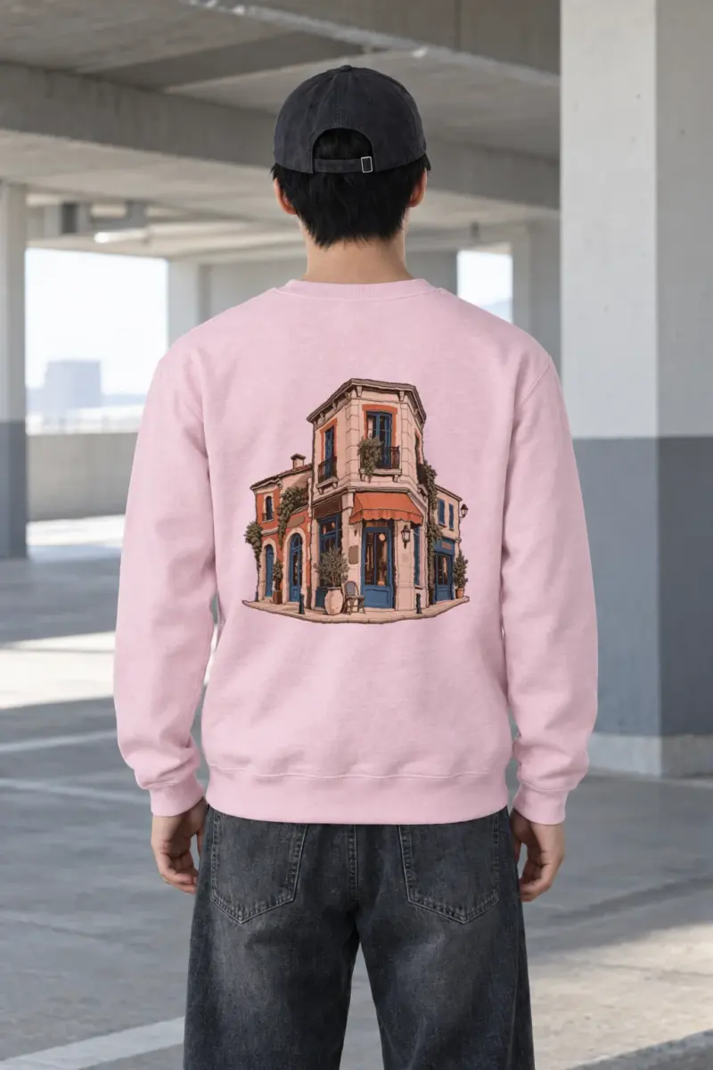 "Quiet Corner Townhouse" Heavy Blend Unisex Crewneck Sweatshirt