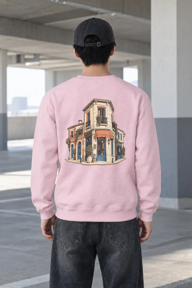 "Quiet Corner Townhouse" Heavy Blend Unisex Crewneck Sweatshirt