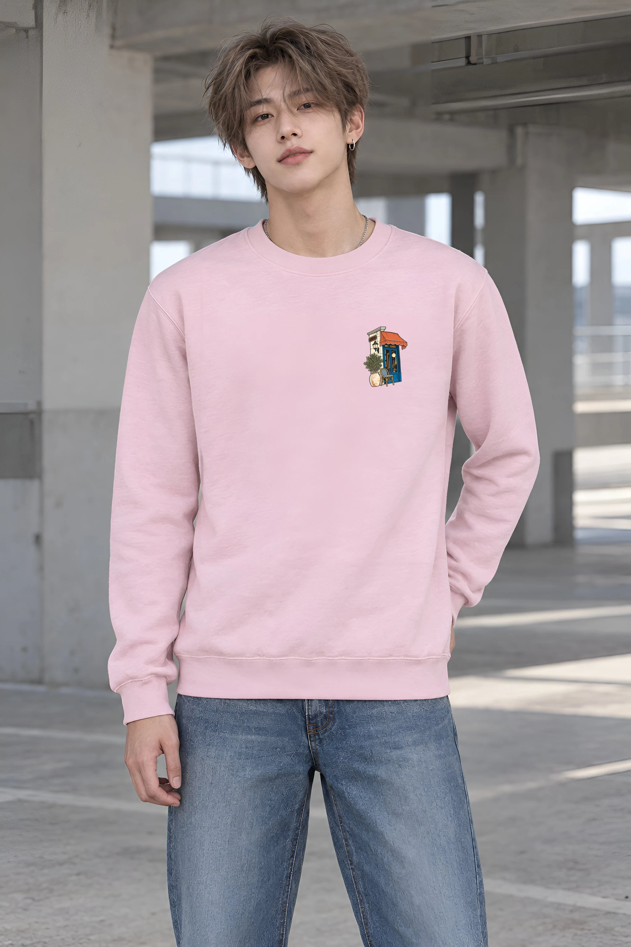 "Quiet Corner Townhouse" Heavy Blend Unisex Crewneck Sweatshirt