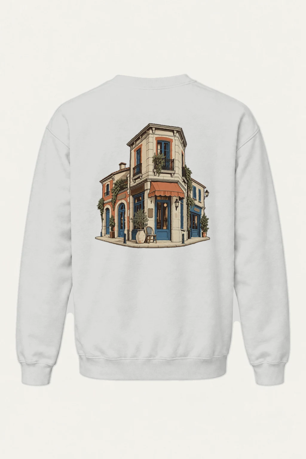 "Quiet Corner Townhouse" Heavy Blend Unisex Crewneck Sweatshirt | Gildan 18000