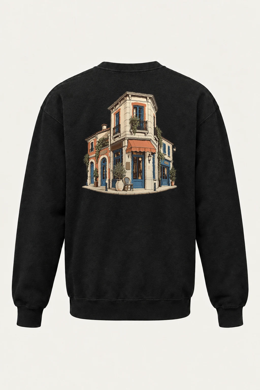 "Quiet Corner Townhouse" Heavy Blend Unisex Crewneck Sweatshirt | Gildan 18000
