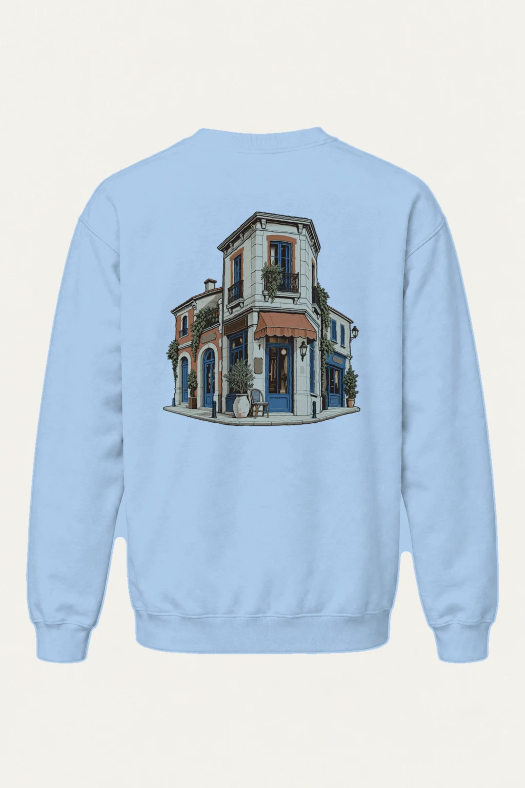 "Quiet Corner Townhouse" Heavy Blend Unisex Crewneck Sweatshirt | Gildan 18000