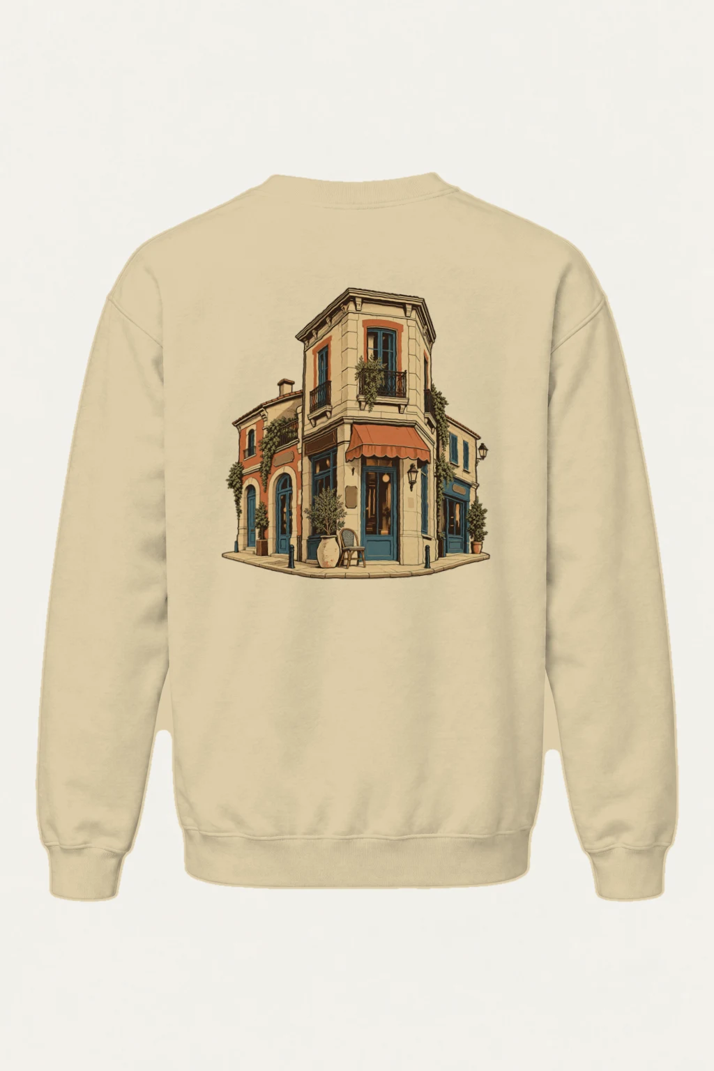 "Quiet Corner Townhouse" Heavy Blend Unisex Crewneck Sweatshirt | Gildan 18000