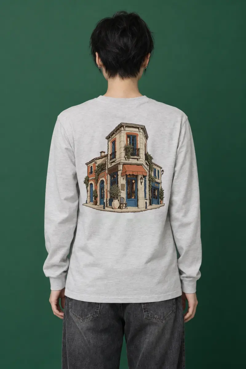 "Quiet Corner" Unisex Longsleeve T-shirt | Gildan 2400