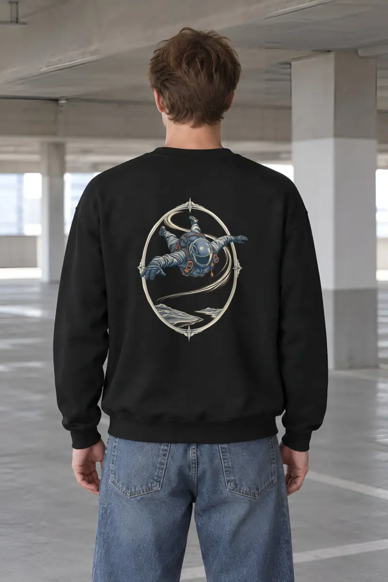 "Quiet Descent" Heavy Blend Unisex Crewneck Sweatshirt