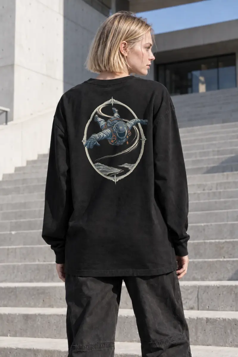 "Quiet Descent" Unisex Longsleeve T-shirt | Gildan 2400