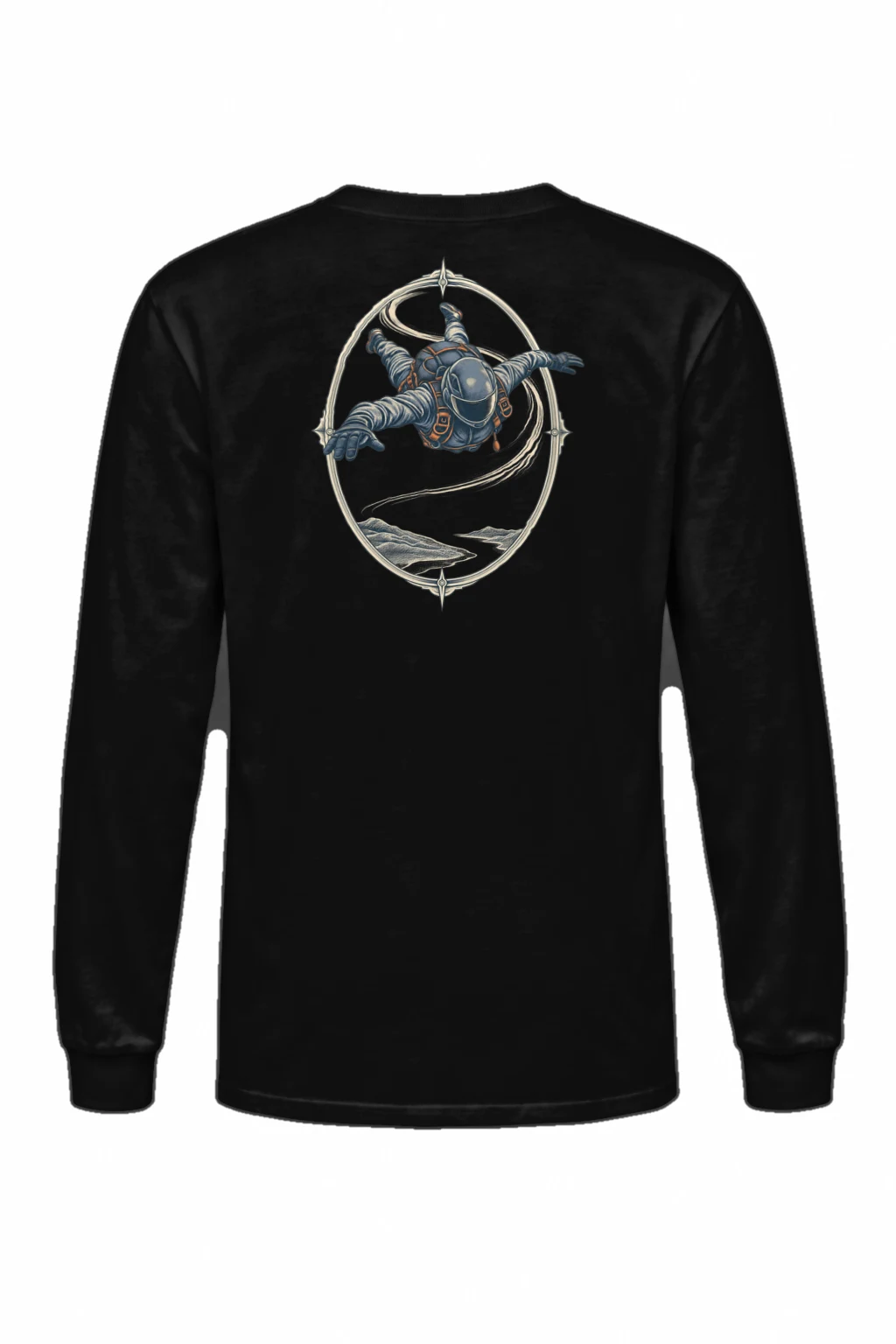 "Quiet Descent" Unisex Longsleeve T-shirt | Gildan 2400