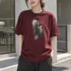 "Quiet Eagle Ascent" Heavyweight Unisex Crewneck T-shirt | Gildan 5000