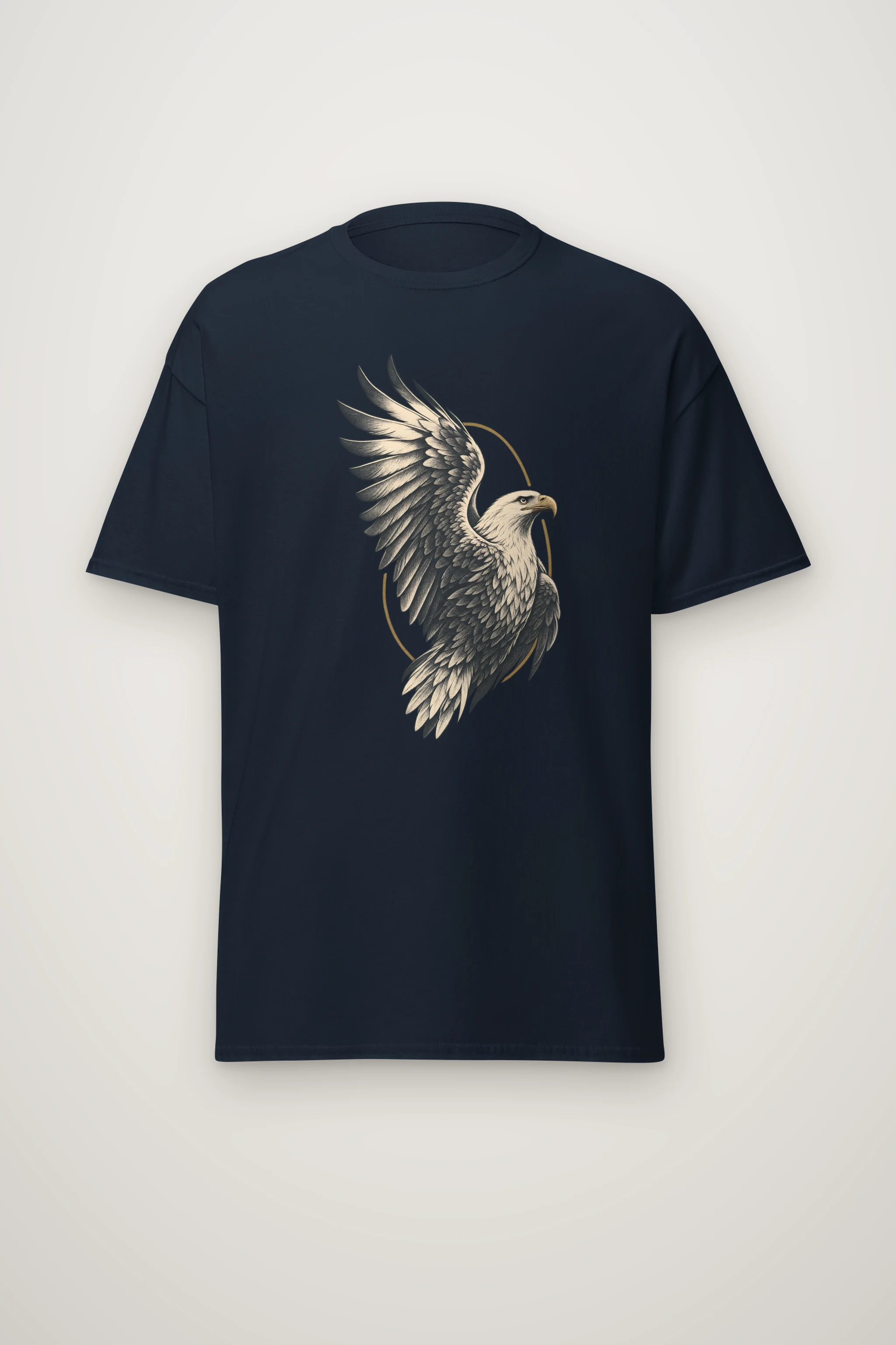 "Quiet Eagle Ascent" Heavyweight Unisex Crewneck T-shirt