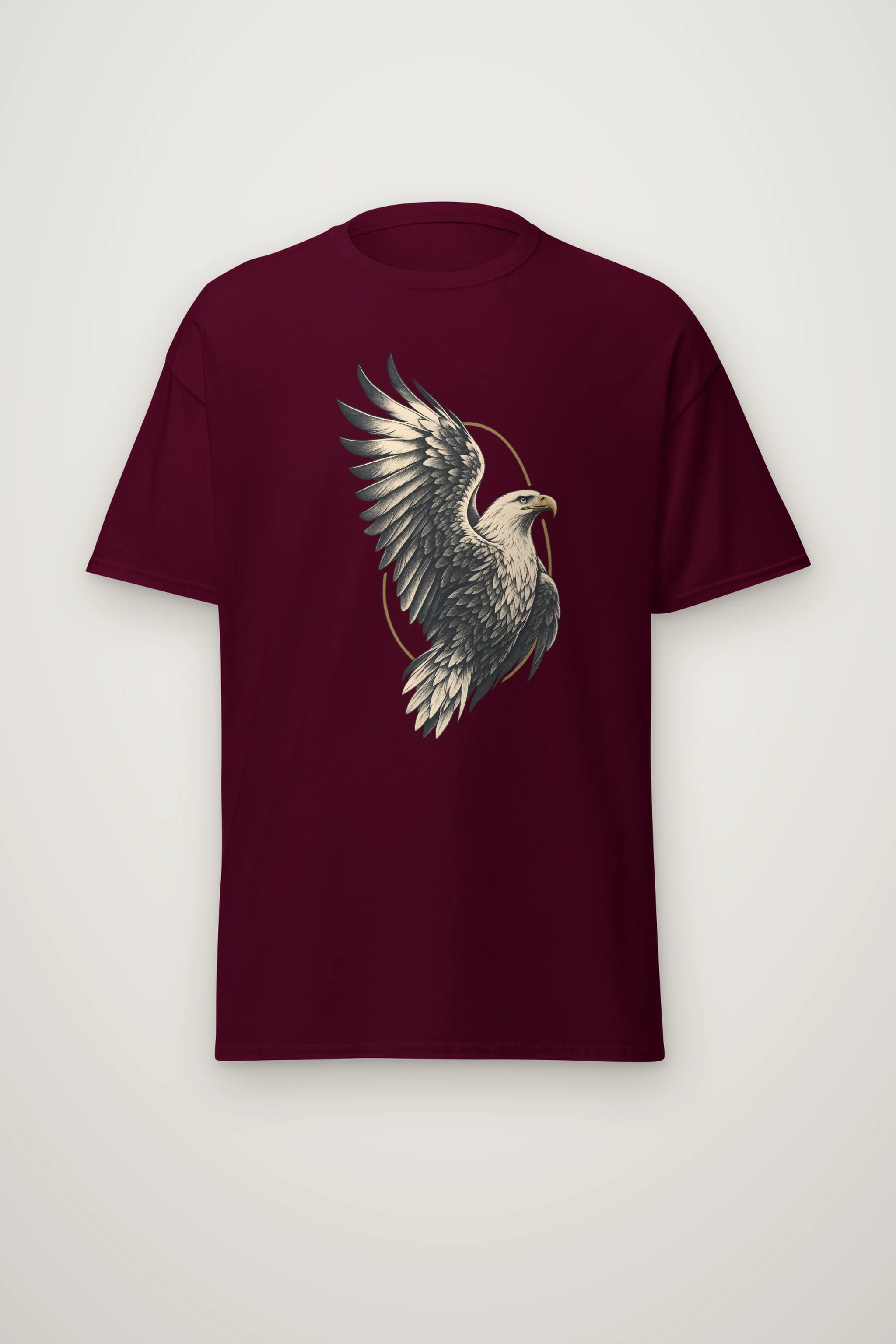 "Quiet Eagle Ascent" Heavyweight Unisex Crewneck T-shirt