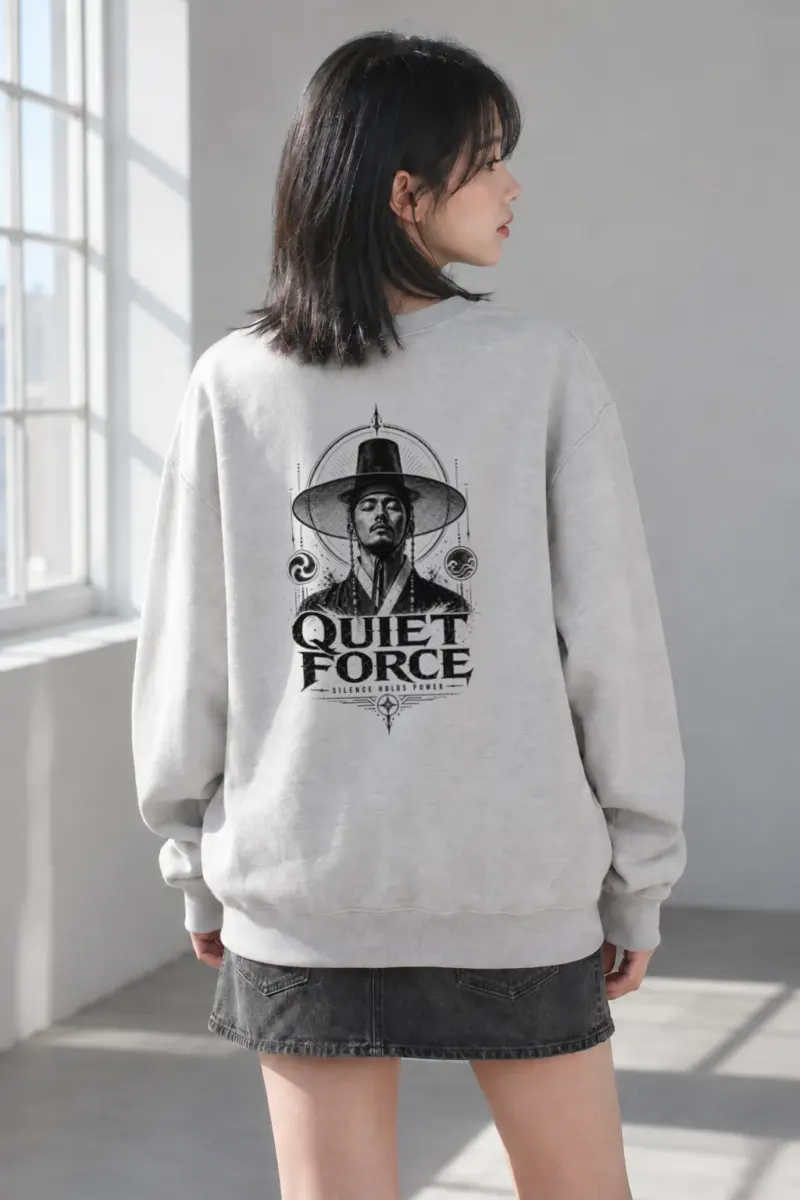 "Quiet Force" Heavy Blend Unisex Crewneck Sweatshirt | Gildan 18000