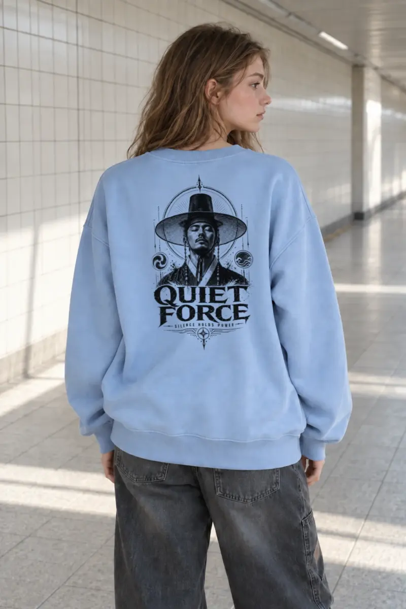"Quiet Force" Heavy Blend Unisex Crewneck Sweatshirt | Gildan 18000