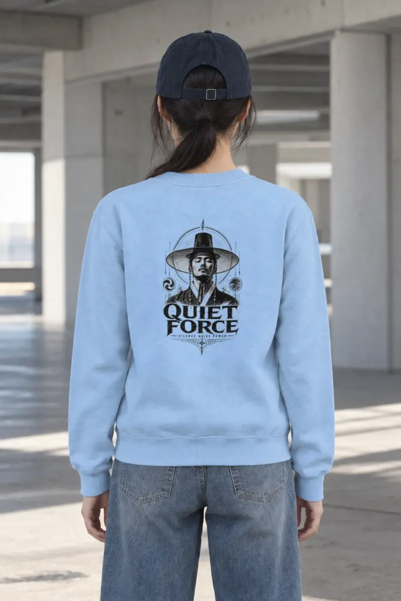 "Quiet Force" Heavy Blend Unisex Crewneck Sweatshirt