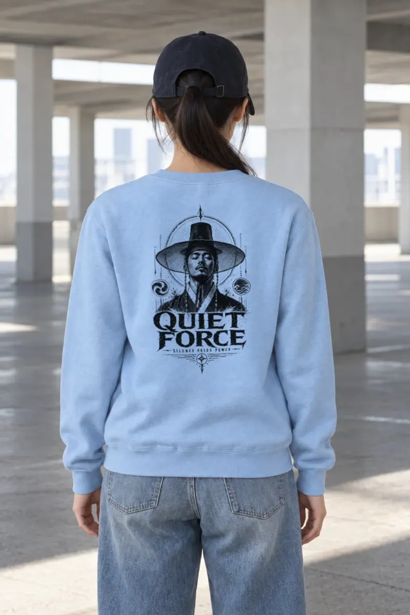 "Quiet Force" Heavy Blend Unisex Crewneck Sweatshirt