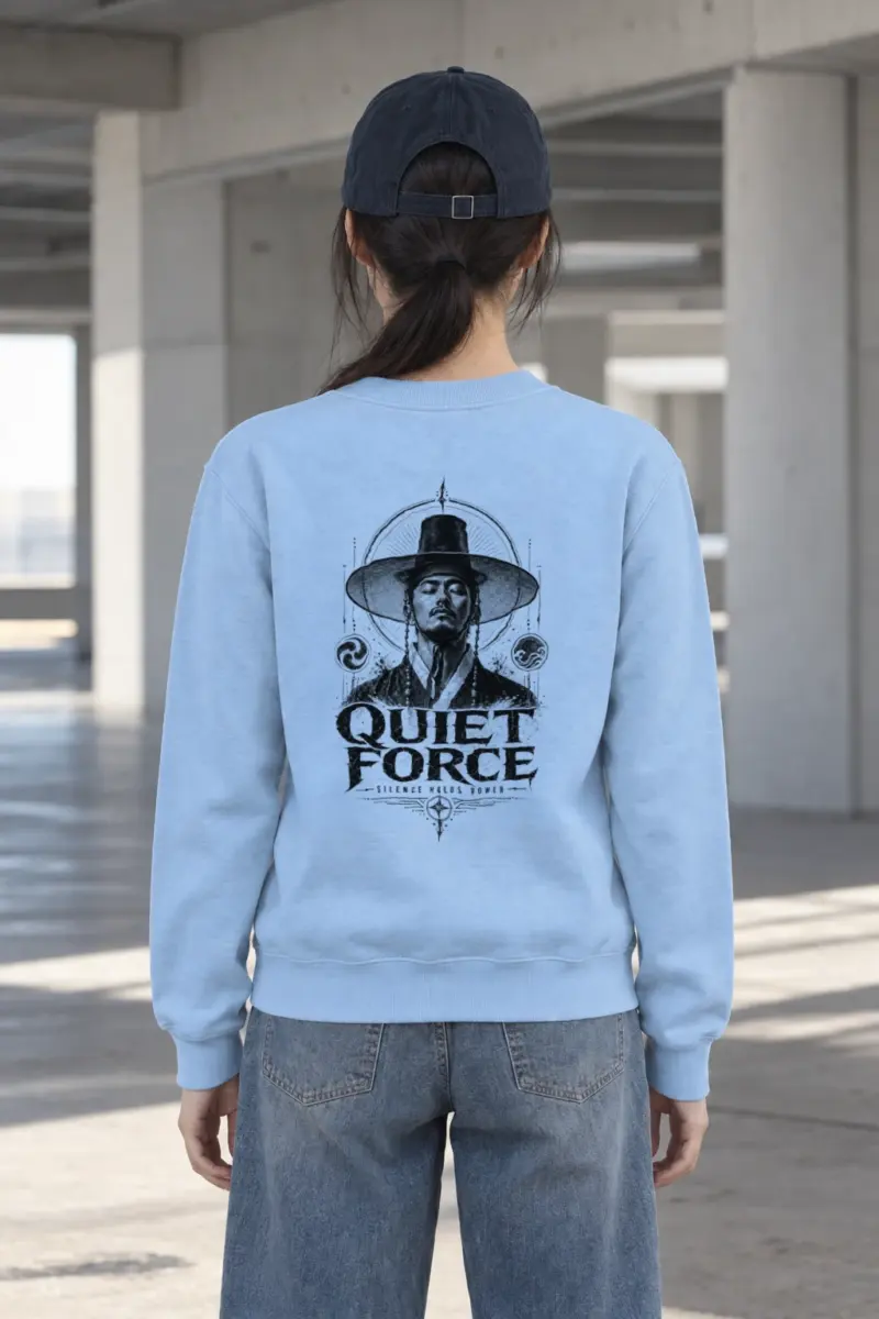 "Quiet Force" Heavy Blend Unisex Crewneck Sweatshirt