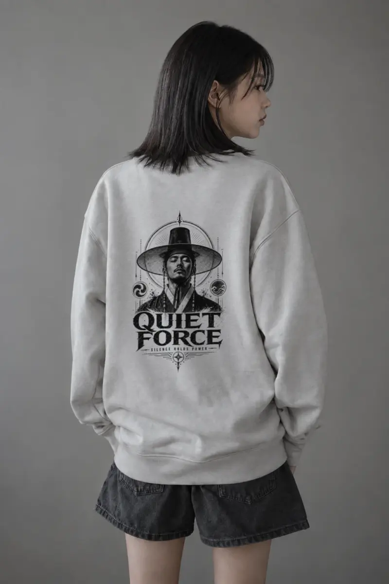 "Quiet Force" Heavy Blend Unisex Crewneck Sweatshirt | Gildan 18000