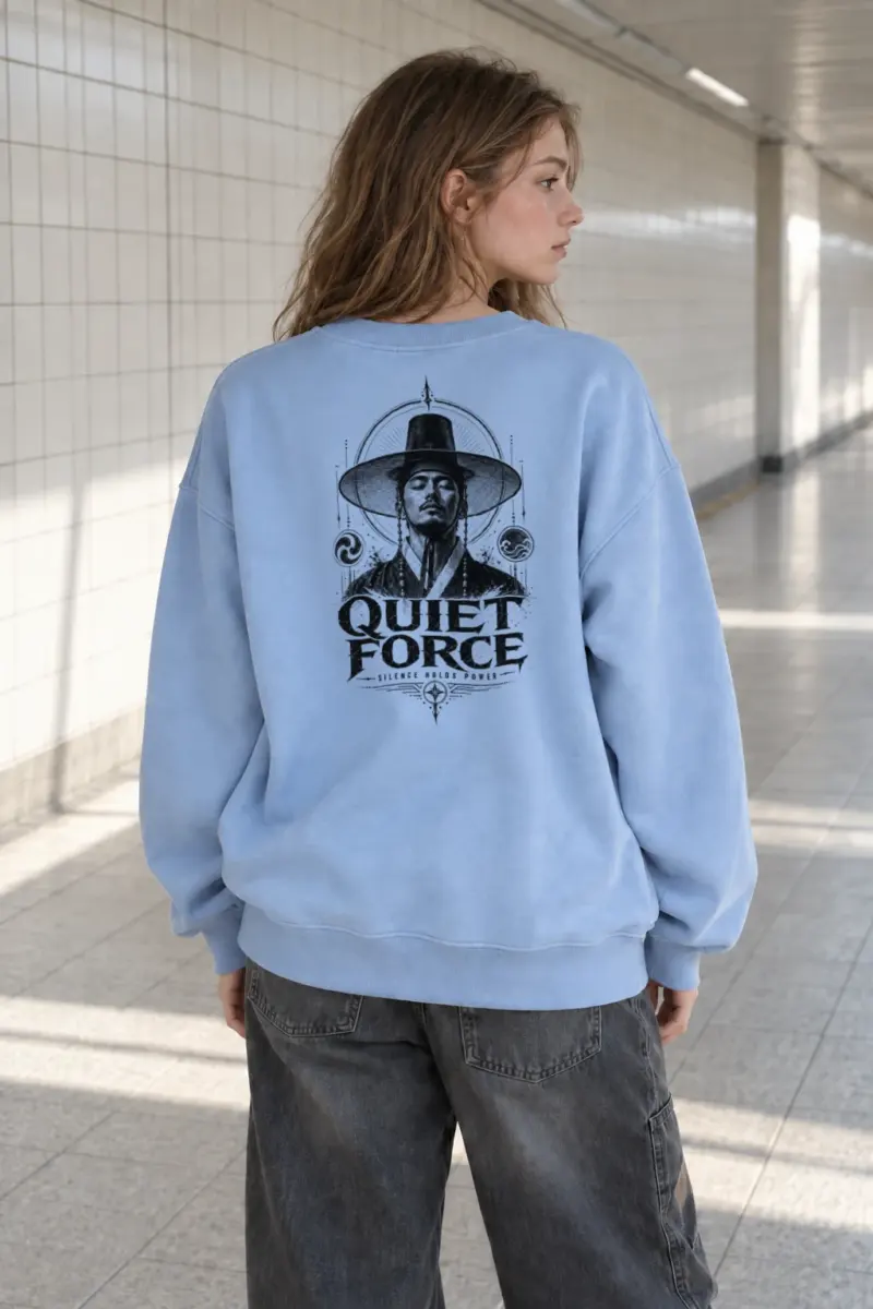 "Quiet Force" Heavy Blend Unisex Crewneck Sweatshirt | Gildan 18000