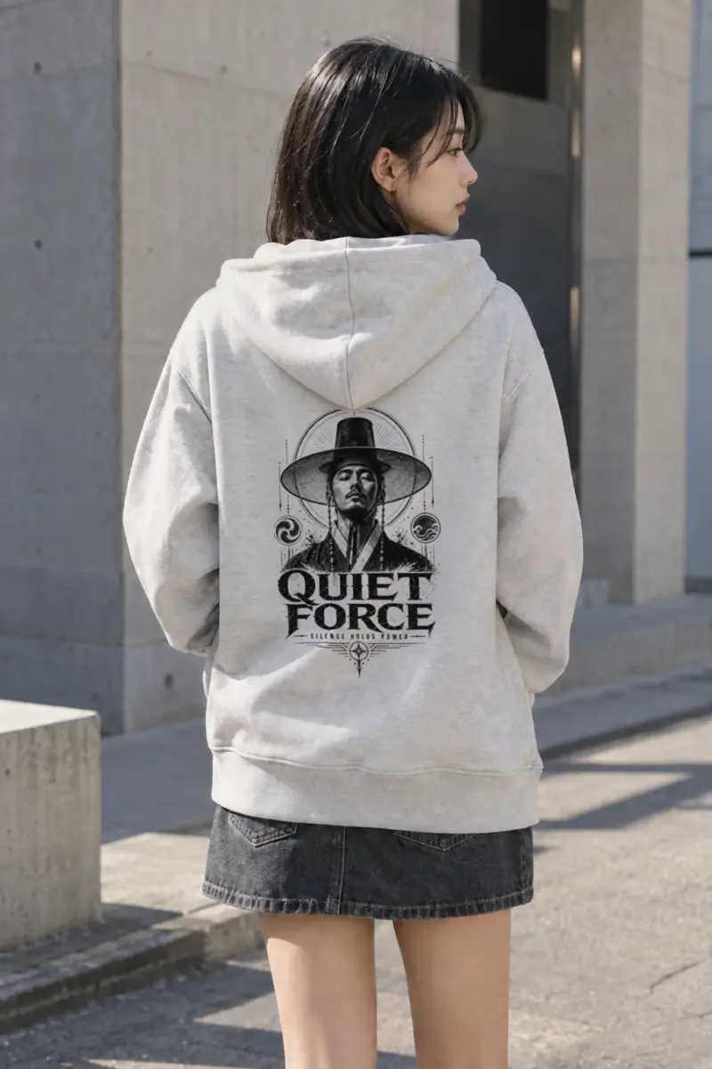 "Quiet Force" Heavy Blend Unisex Pullover Hoodie | Gildan 18500