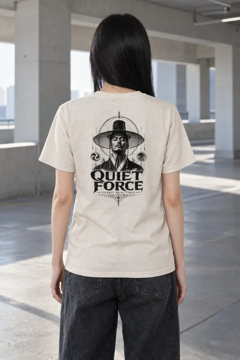 "Quiet Force" Heavyweight Unisex Crewneck T-shirt | Gildan 5000
