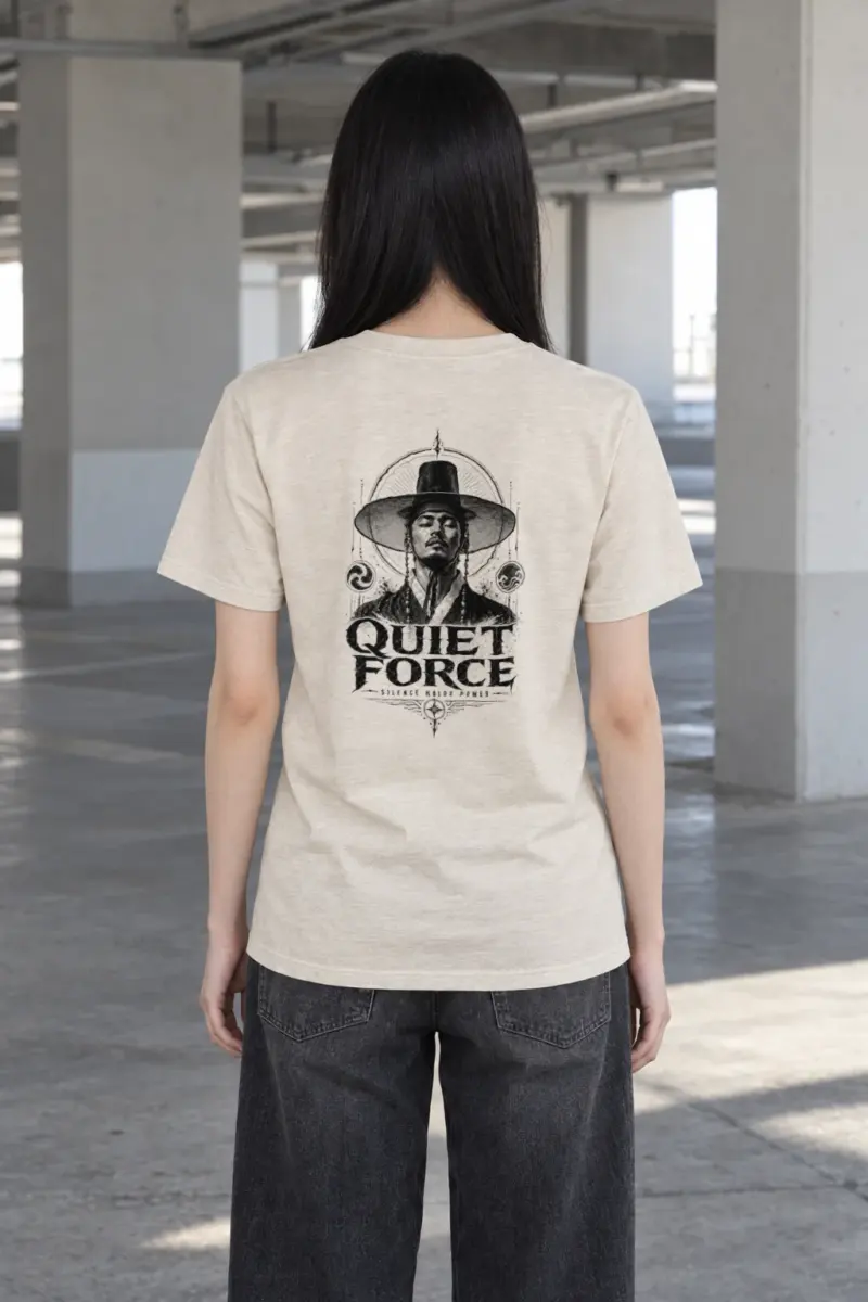 "Quiet Force" Heavyweight Unisex Crewneck T-shirt