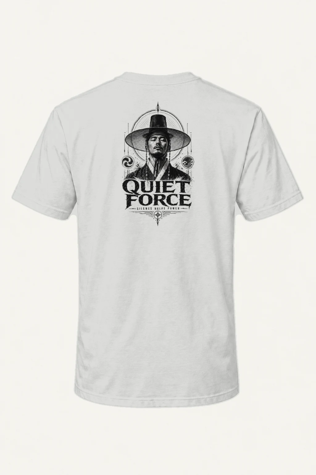 "Quiet Force" Heavyweight Unisex Crewneck T-shirt | Gildan 5000