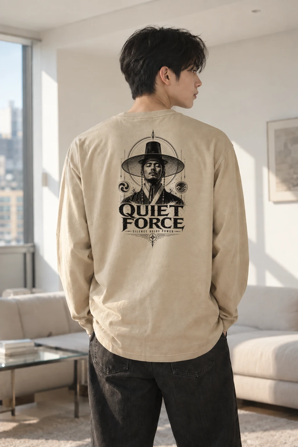 "Quiet Force" Unisex Longsleeve T-shirt | Gildan 2400