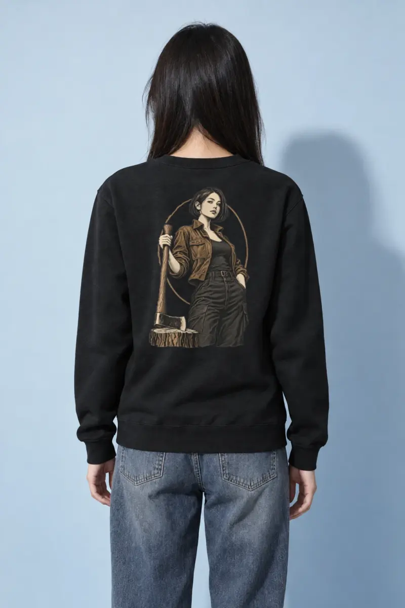 "Quiet Forester" Heavy Blend Unisex Crewneck Sweatshirt | Gildan 18000