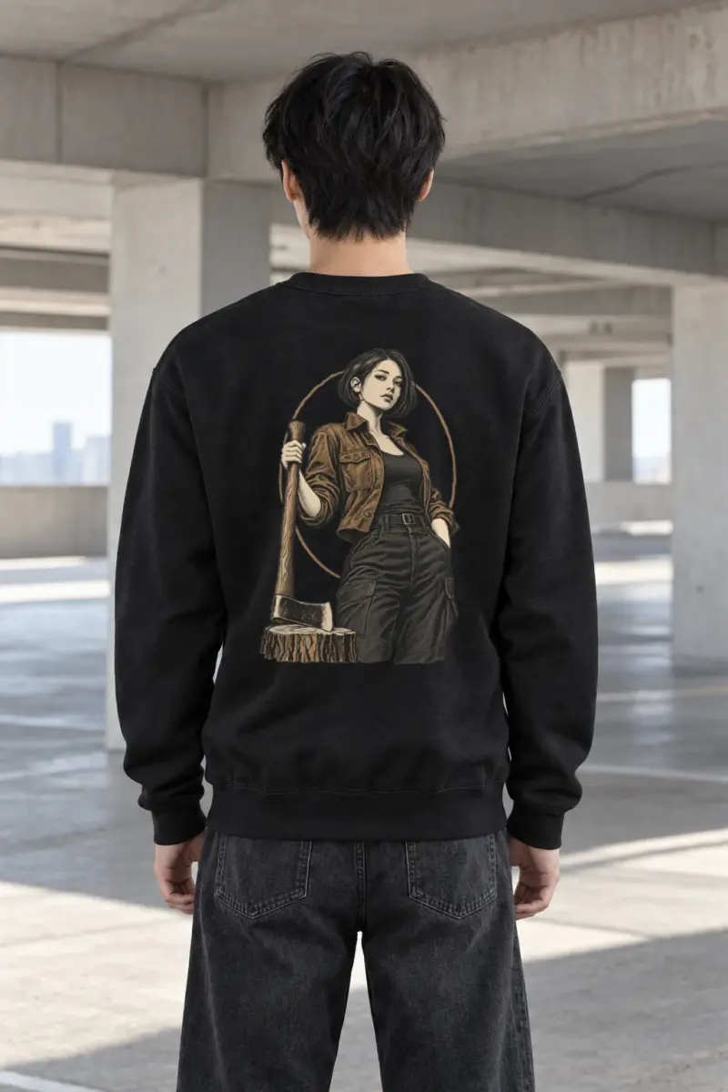 "Quiet Forester" Heavy Blend Unisex Crewneck Sweatshirt | Gildan 18000