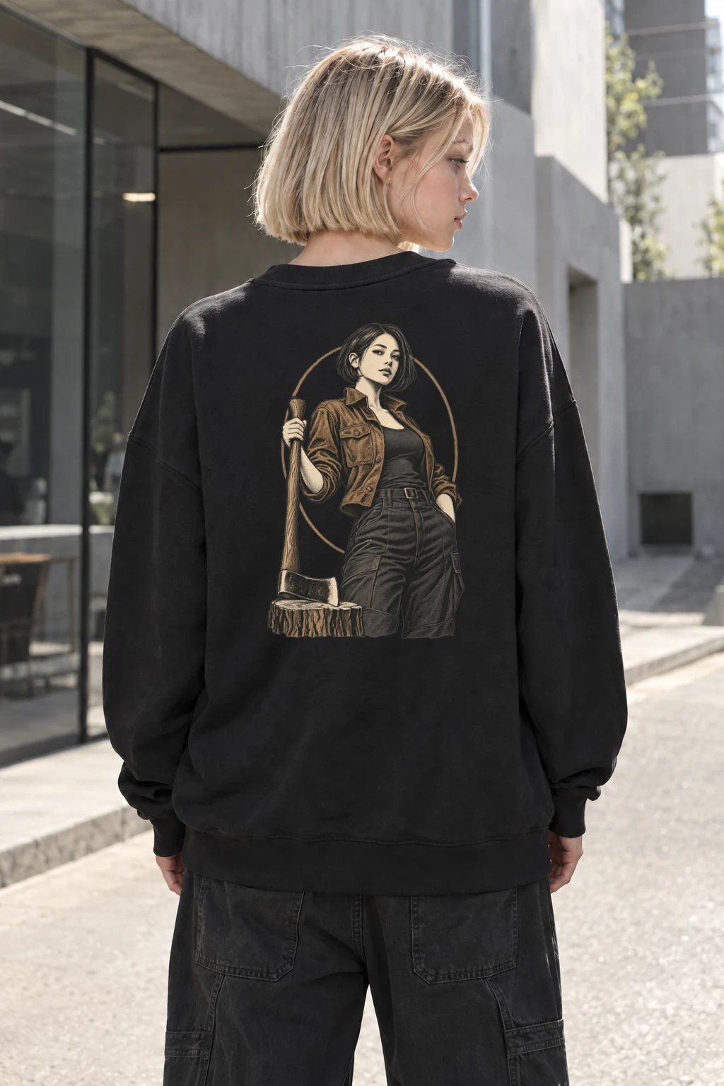 "Quiet Forester" Heavy Blend Unisex Crewneck Sweatshirt | Gildan 18000