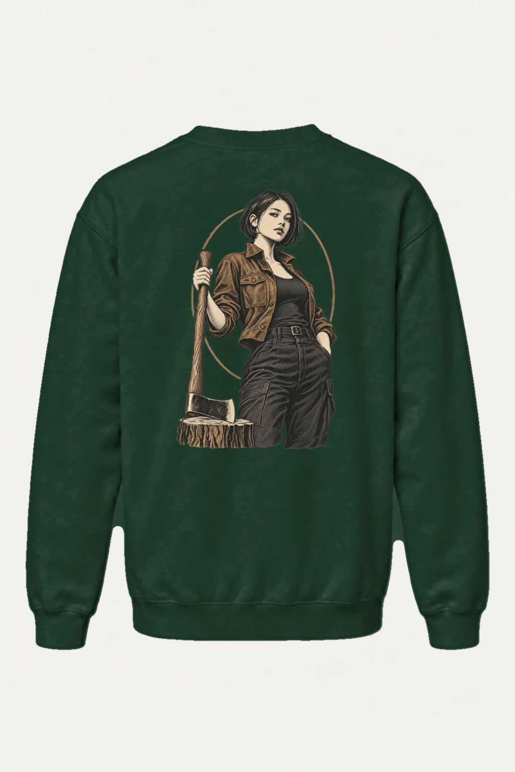 "Quiet Forester" Heavy Blend Unisex Crewneck Sweatshirt | Gildan 18000