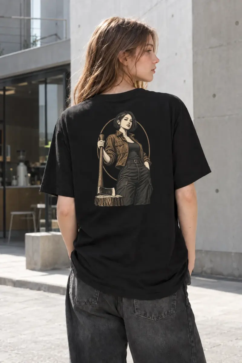 "Quiet Forester" Heavyweight Unisex Crewneck T-shirt | Gildan 5000