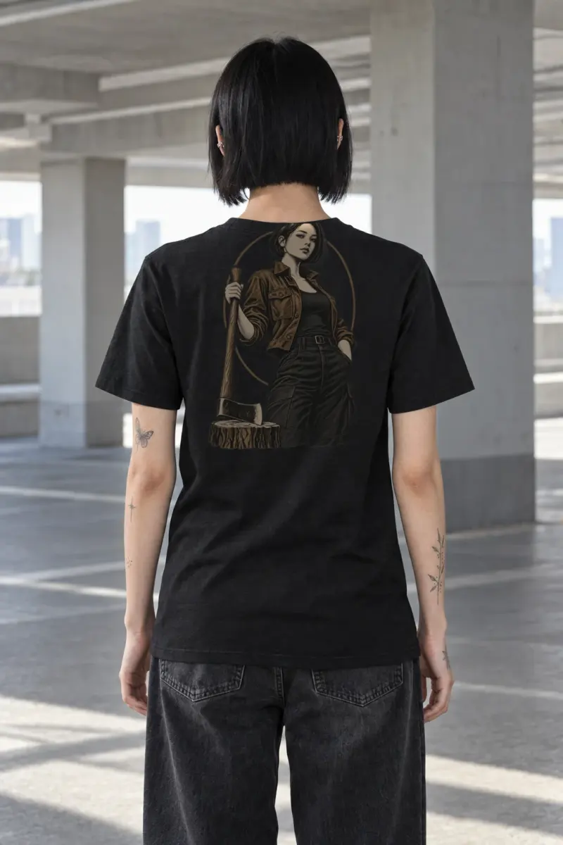 "Quiet Forester" Heavyweight Unisex Crewneck T-shirt