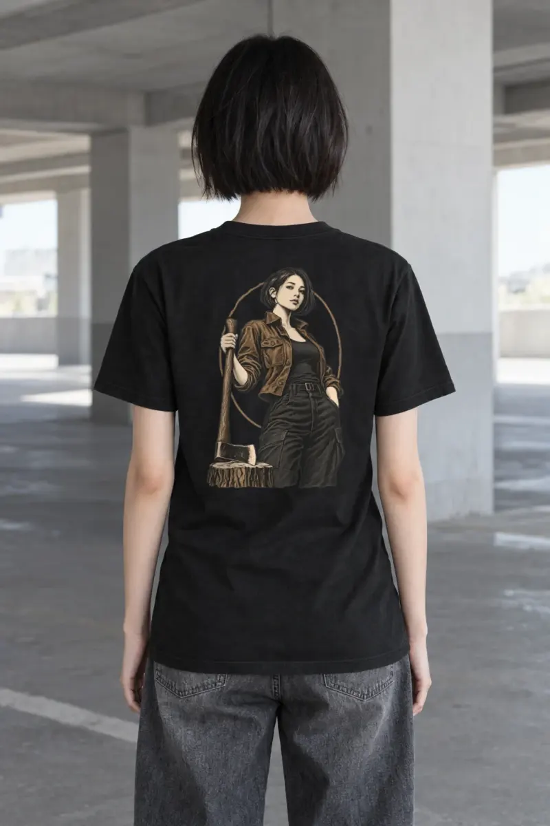 "Quiet Forester" Heavyweight Unisex Crewneck T-shirt | Gildan 5000