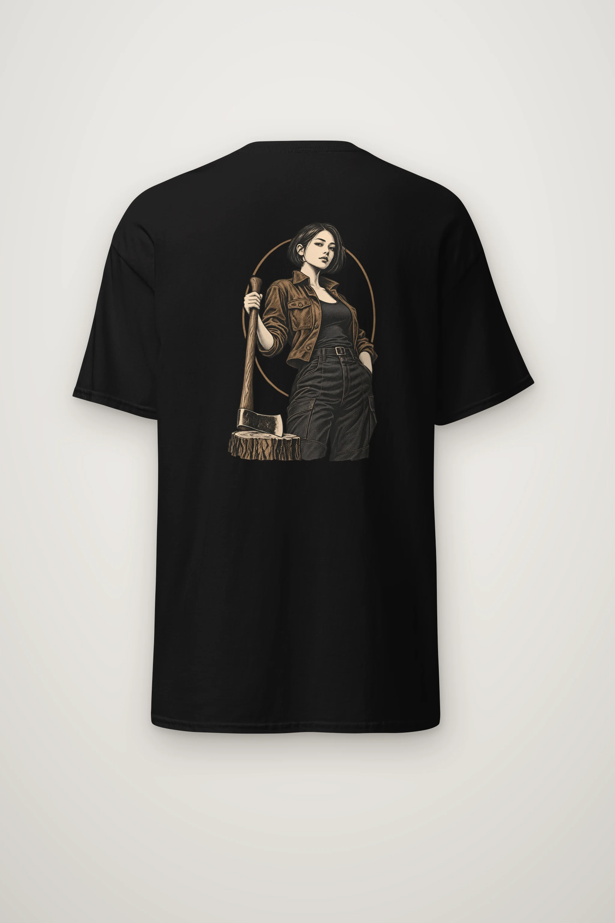 "Quiet Forester" Heavyweight Unisex Crewneck T-shirt