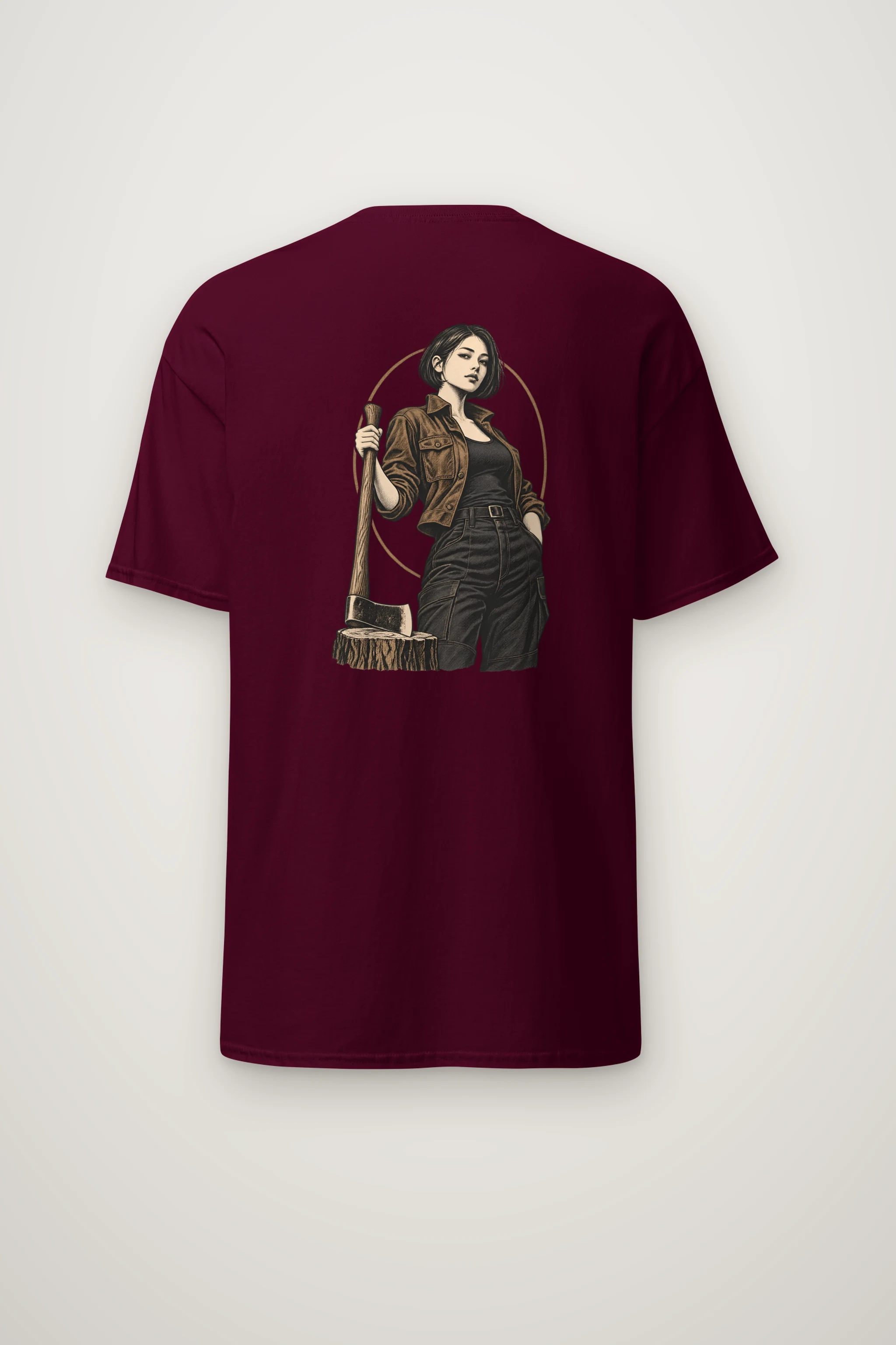 "Quiet Forester" Heavyweight Unisex Crewneck T-shirt