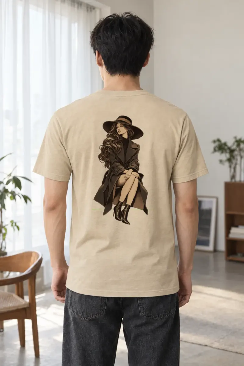"Quiet Form" Heavyweight Unisex Crewneck T-shirt | Gildan 5000