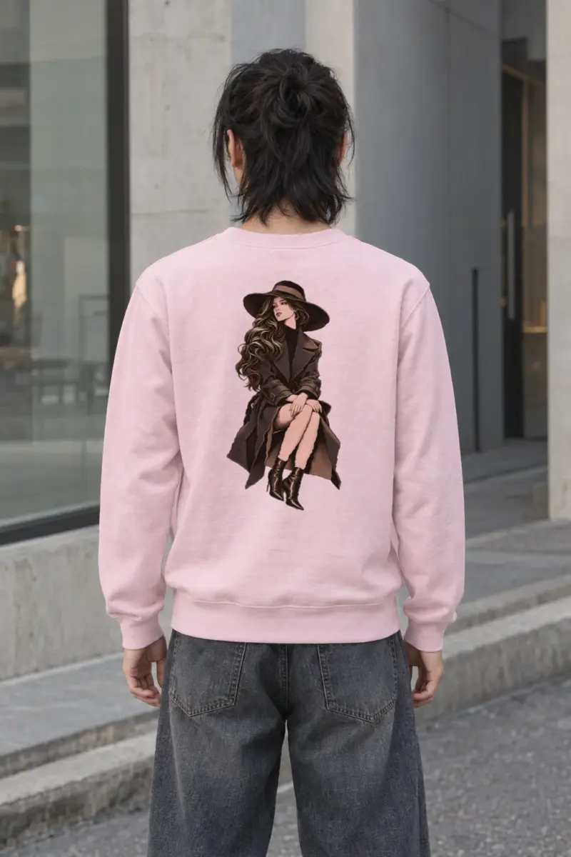 "Quiet Form Portrait" Heavy Blend Unisex Crewneck Sweatshirt | Gildan 18000