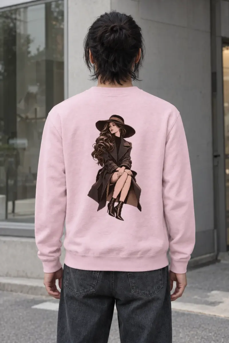 "Quiet Form Portrait" Heavy Blend Unisex Crewneck Sweatshirt