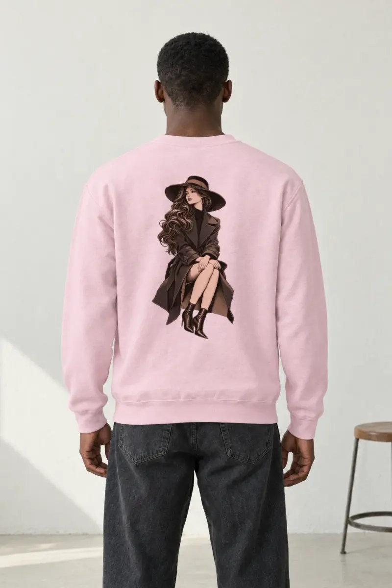 "Quiet Form Portrait" Heavy Blend Unisex Crewneck Sweatshirt | Gildan 18000