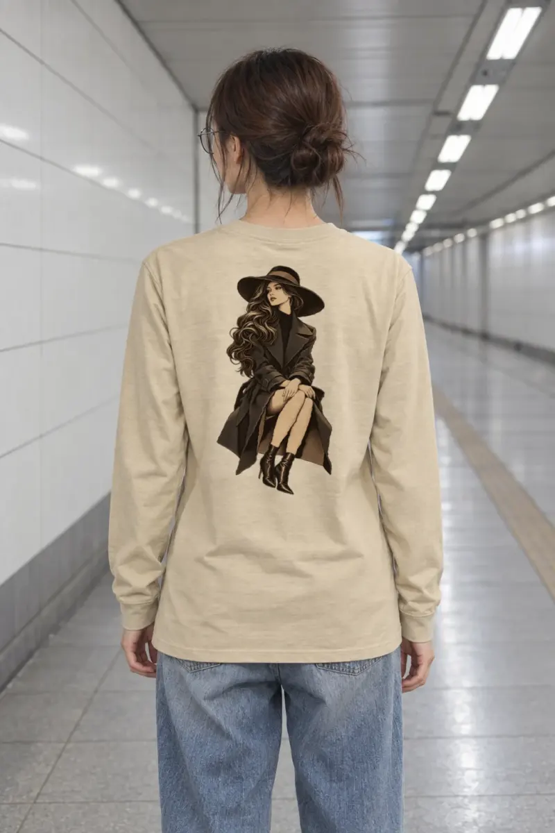 "Quiet Form Portrait" Unisex Longsleeve T-shirt | Gildan 2400