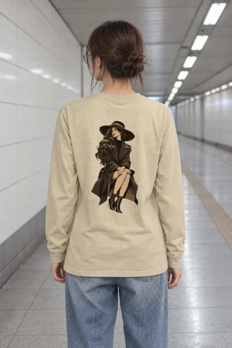 "Quiet Form Portrait" Unisex Longsleeve T-shirt