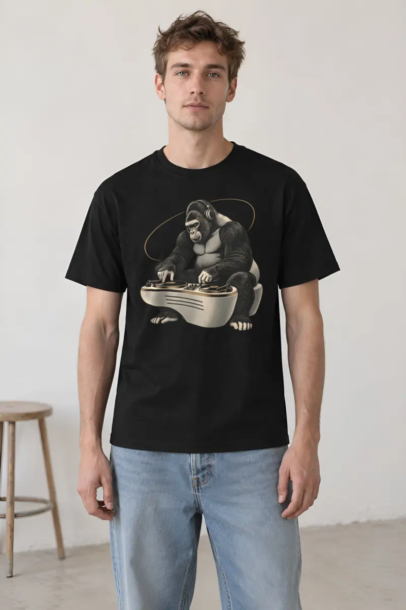 "Quiet Frequency" Heavyweight Unisex Crewneck T-shirt