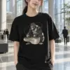 "Quiet Frequency" Heavyweight Unisex Crewneck T-shirt | Gildan 5000