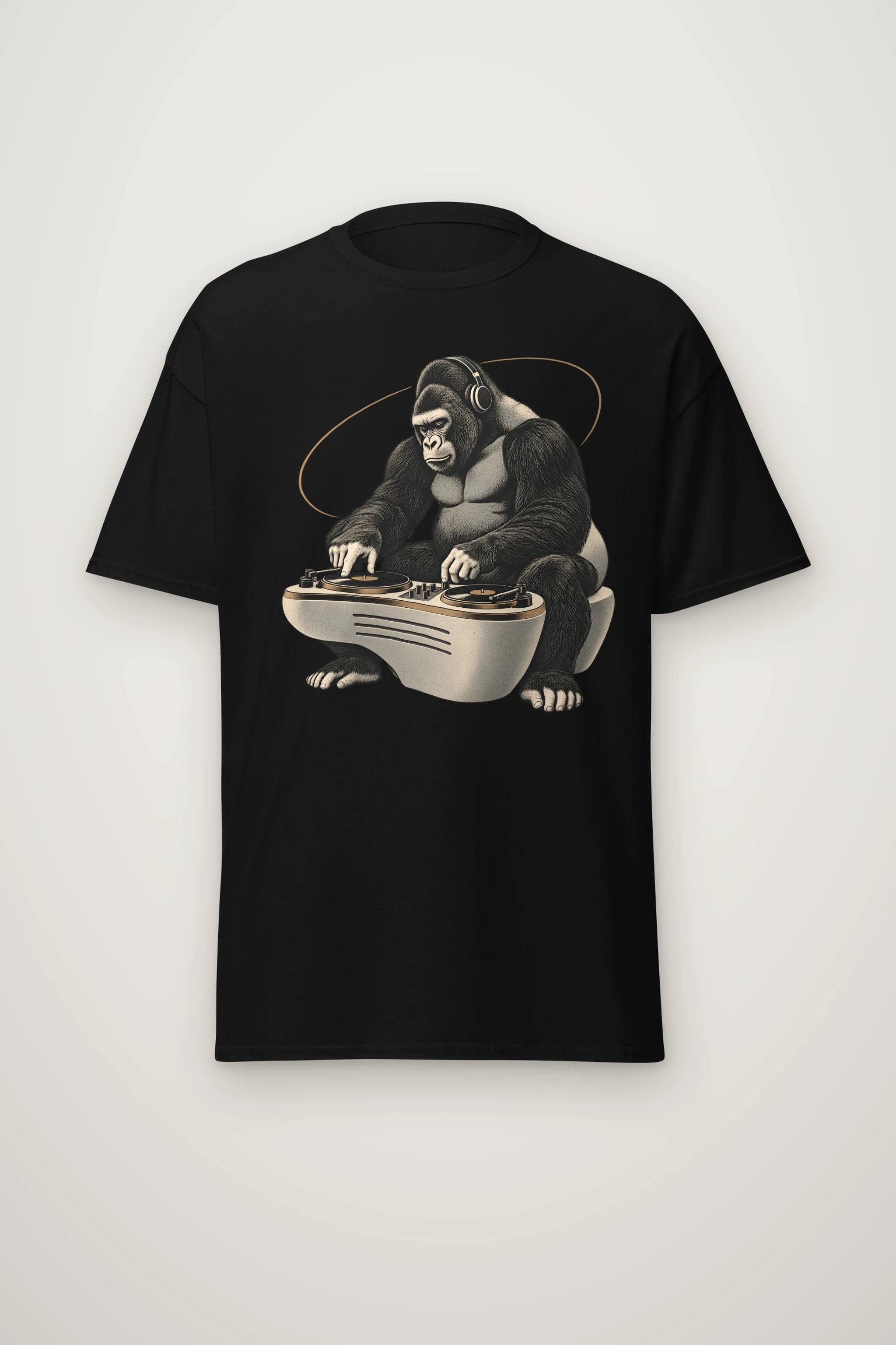"Quiet Frequency" Heavyweight Unisex Crewneck T-shirt