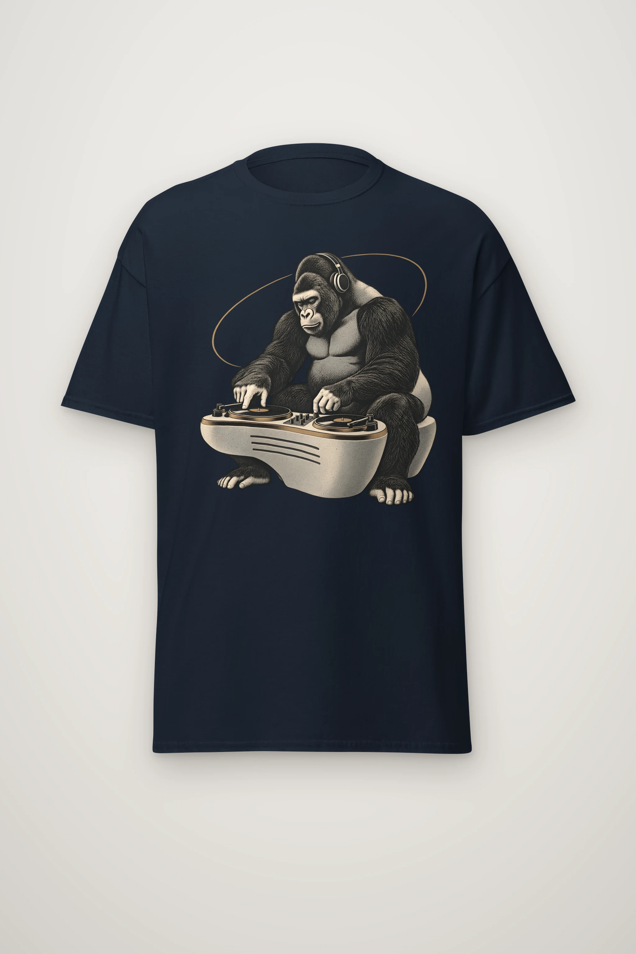 "Quiet Frequency" Heavyweight Unisex Crewneck T-shirt