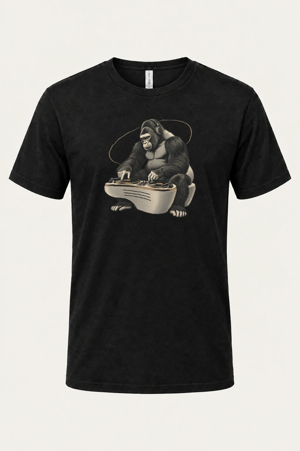 "Quiet Frequency" Heavyweight Unisex Crewneck T-shirt | Gildan 5000