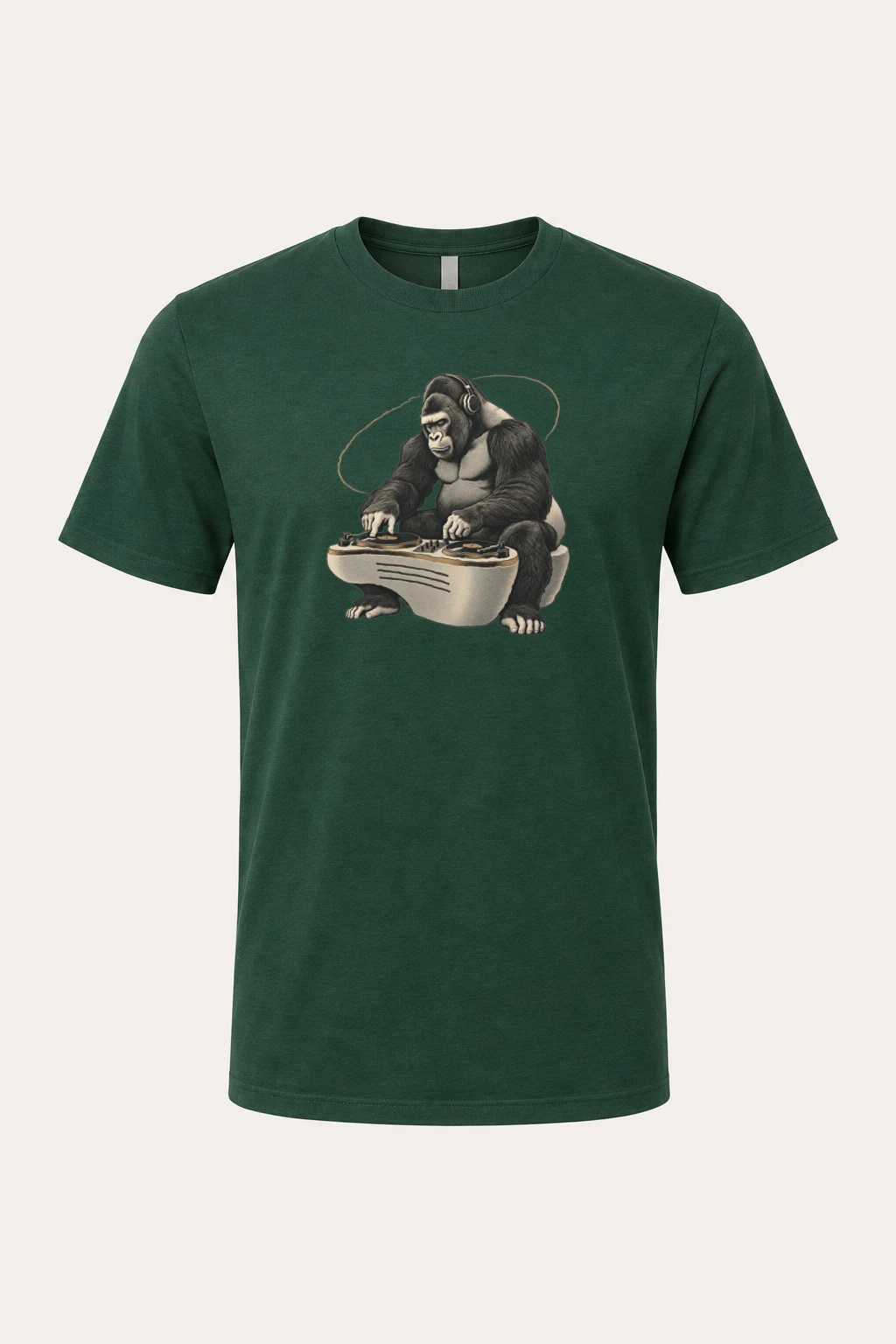 "Quiet Frequency" Heavyweight Unisex Crewneck T-shirt | Gildan 5000