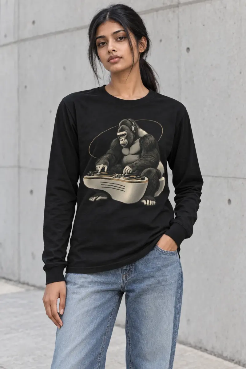 "Quiet Frequency" Unisex Longsleeve T-shirt | Gildan 2400