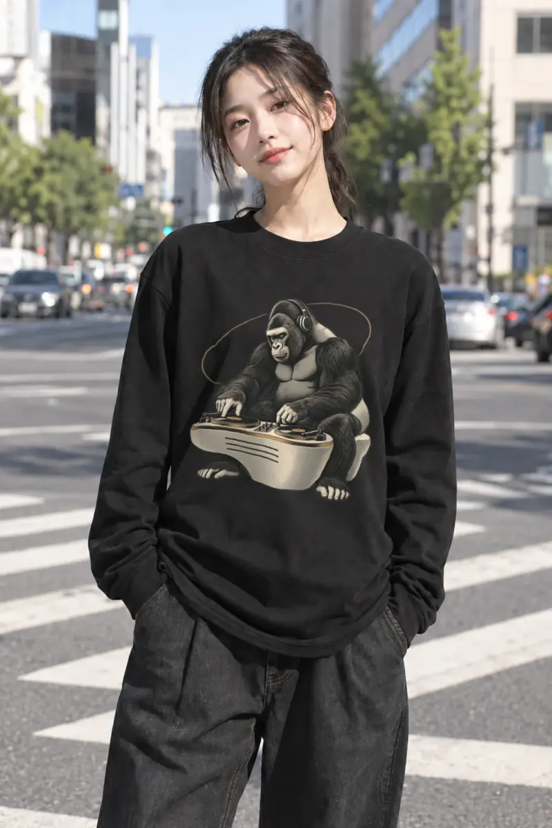 "Quiet Frequency" Unisex Longsleeve T-shirt | Gildan 2400