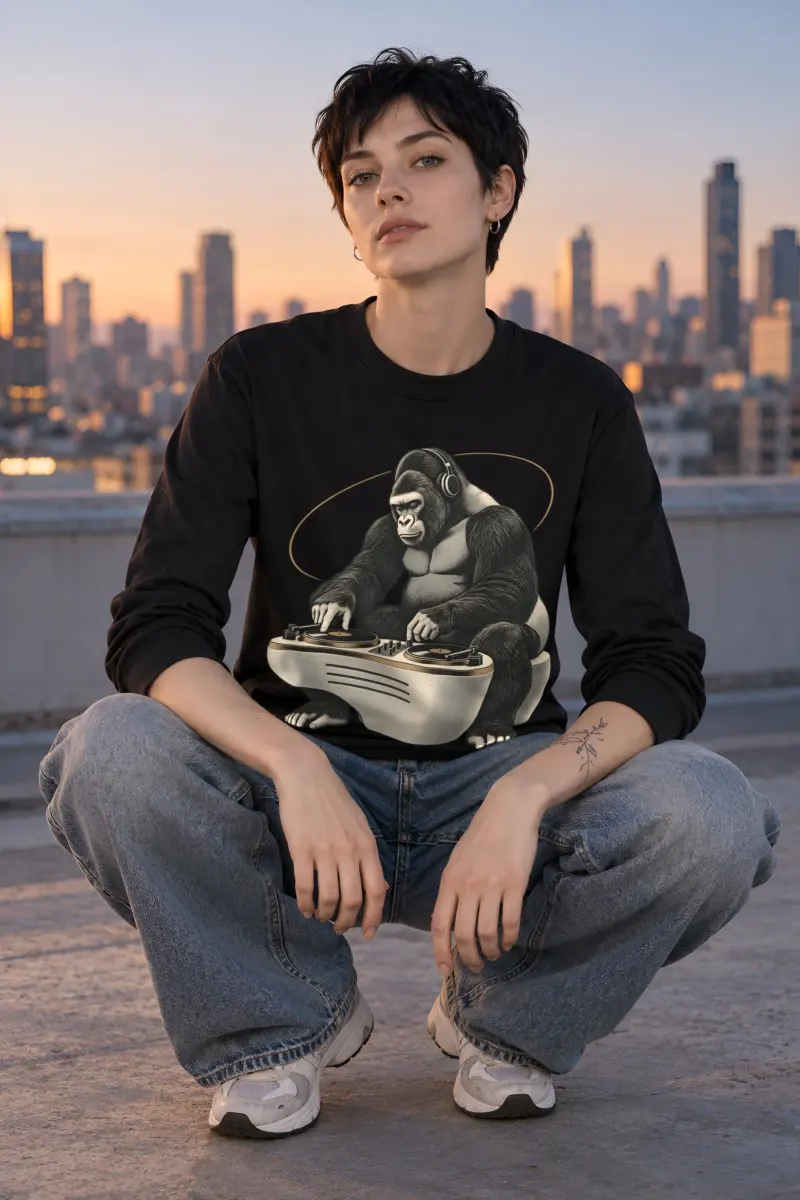 "Quiet Frequency" Unisex Longsleeve T-shirt